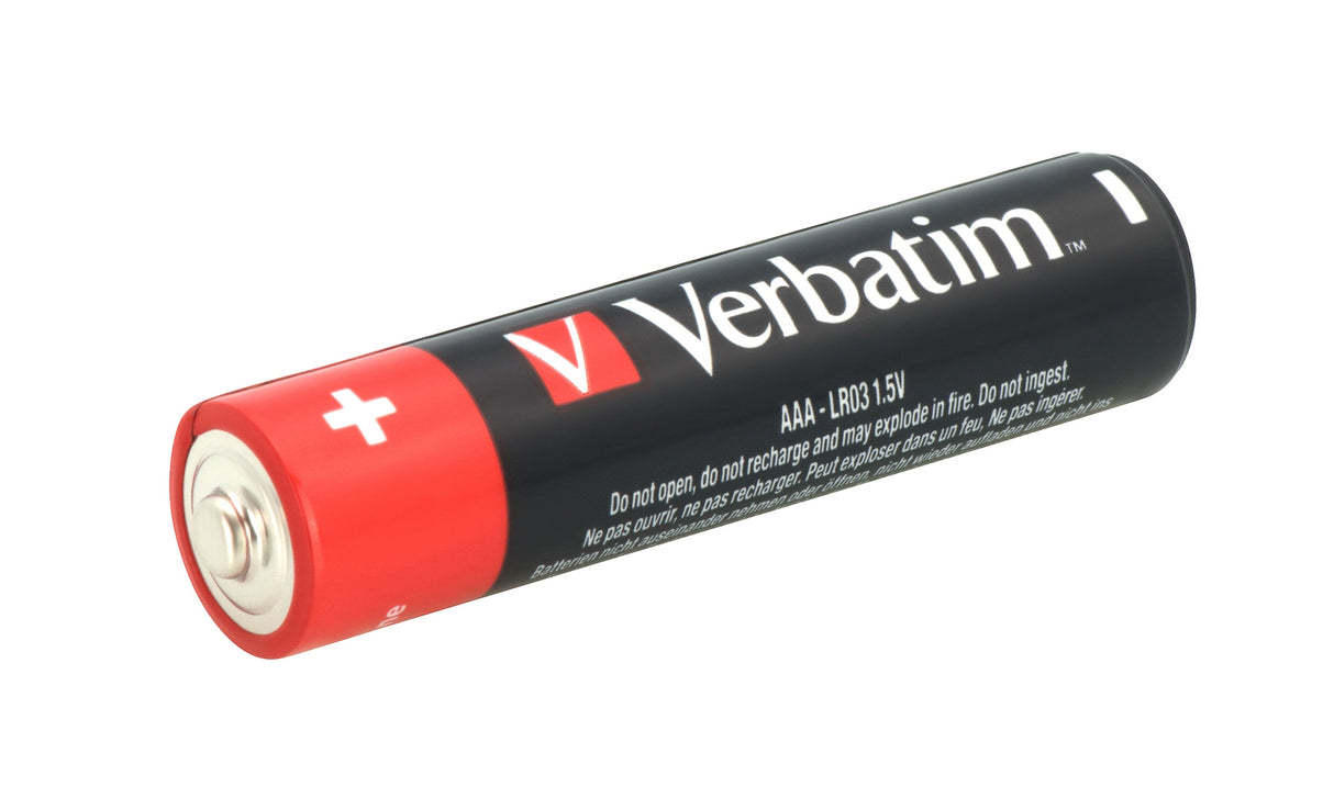 Lot de 10 piles Alcaline Verbatim Premium type AAA (LR03) 1,5V