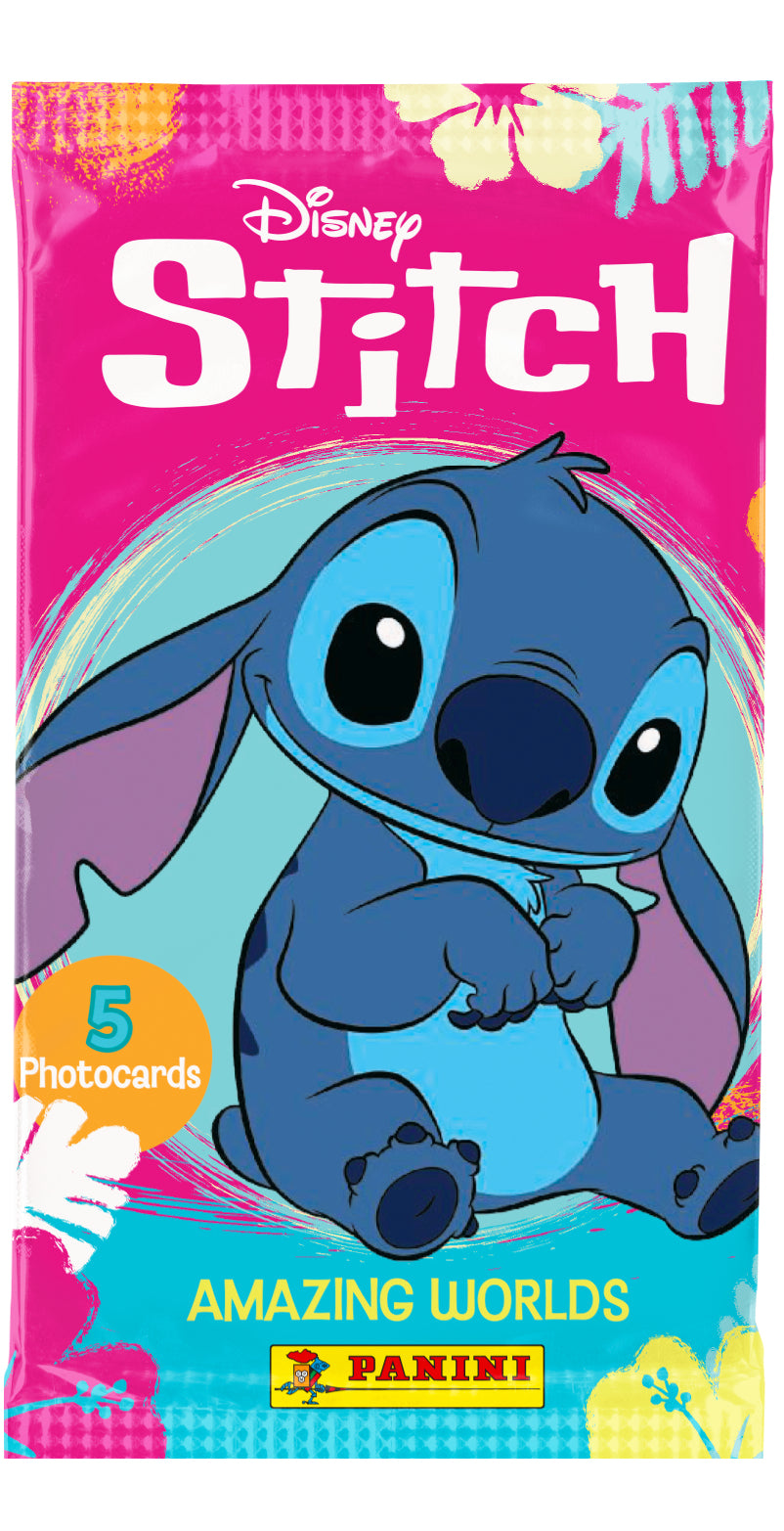 Boîte - PANINI - STITCH PHOTOCARDS - 24 pochettes - 120 cartes
