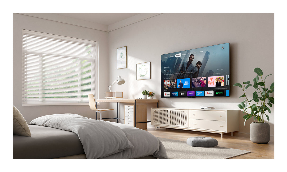 TCL 65P6K - TV LED 65 (165 cm) - 4K UHD 3840x2160 - HDR10+ - Google TV - 3xHDMI 2.1 - WiFi