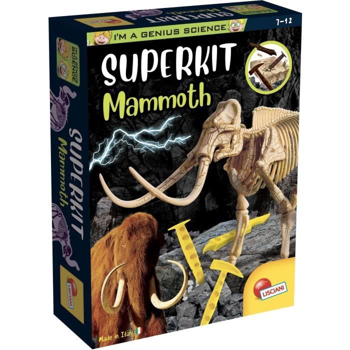 Super kit Mammouth - Kit Scientifique - I'M A GENIUS - Bloc a creuser