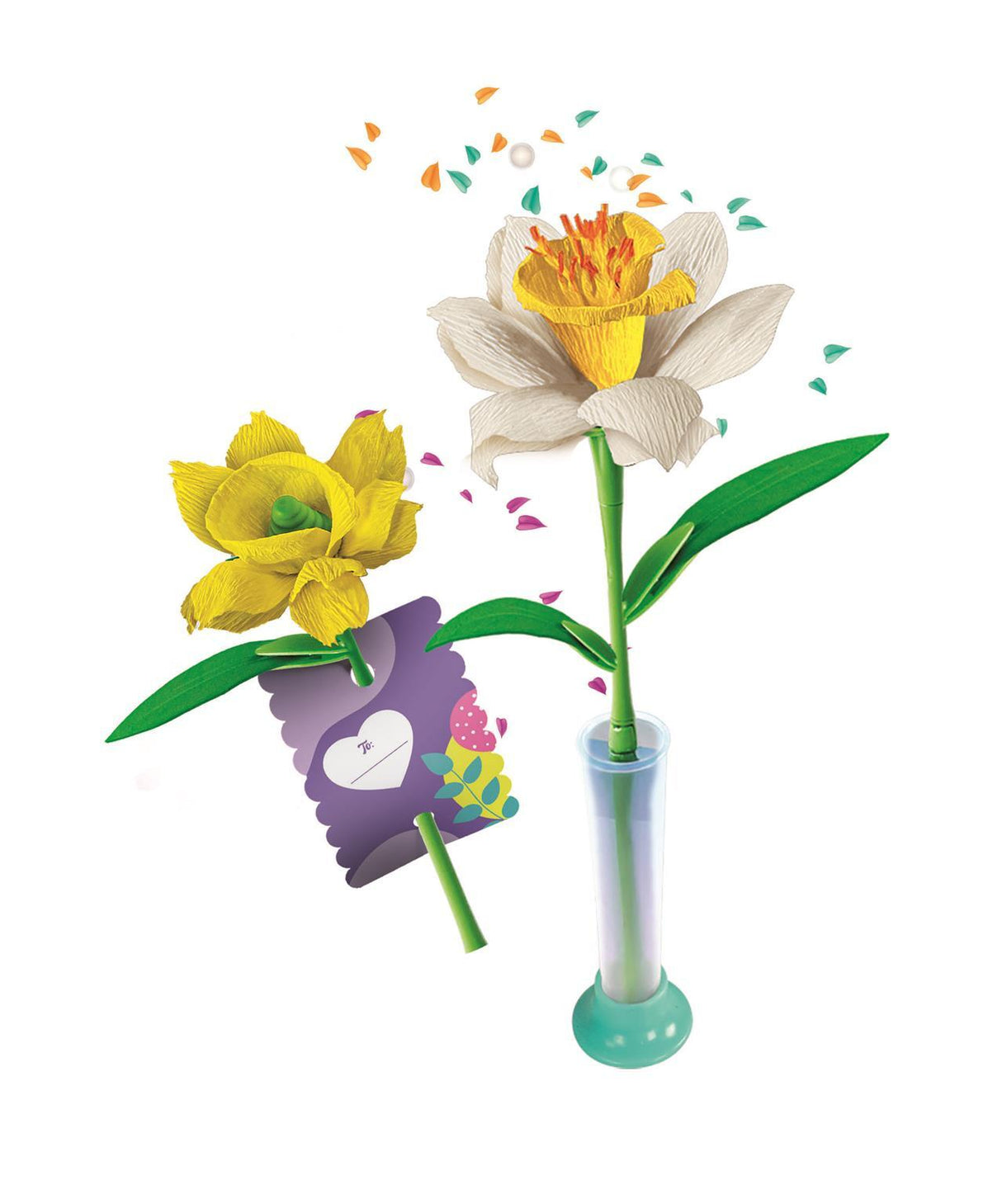 CLEMENTONI - Crée tes fleurs - Narcisse