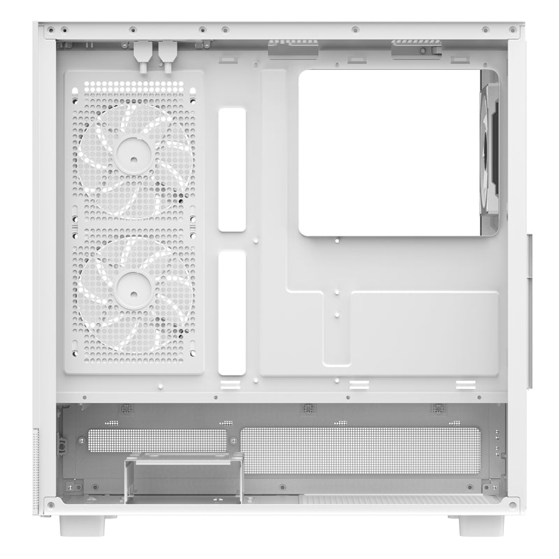 Boitier Moyen Tour ATX iTek Showbui 42 RGB avec panneaux vitrés (Blanc)