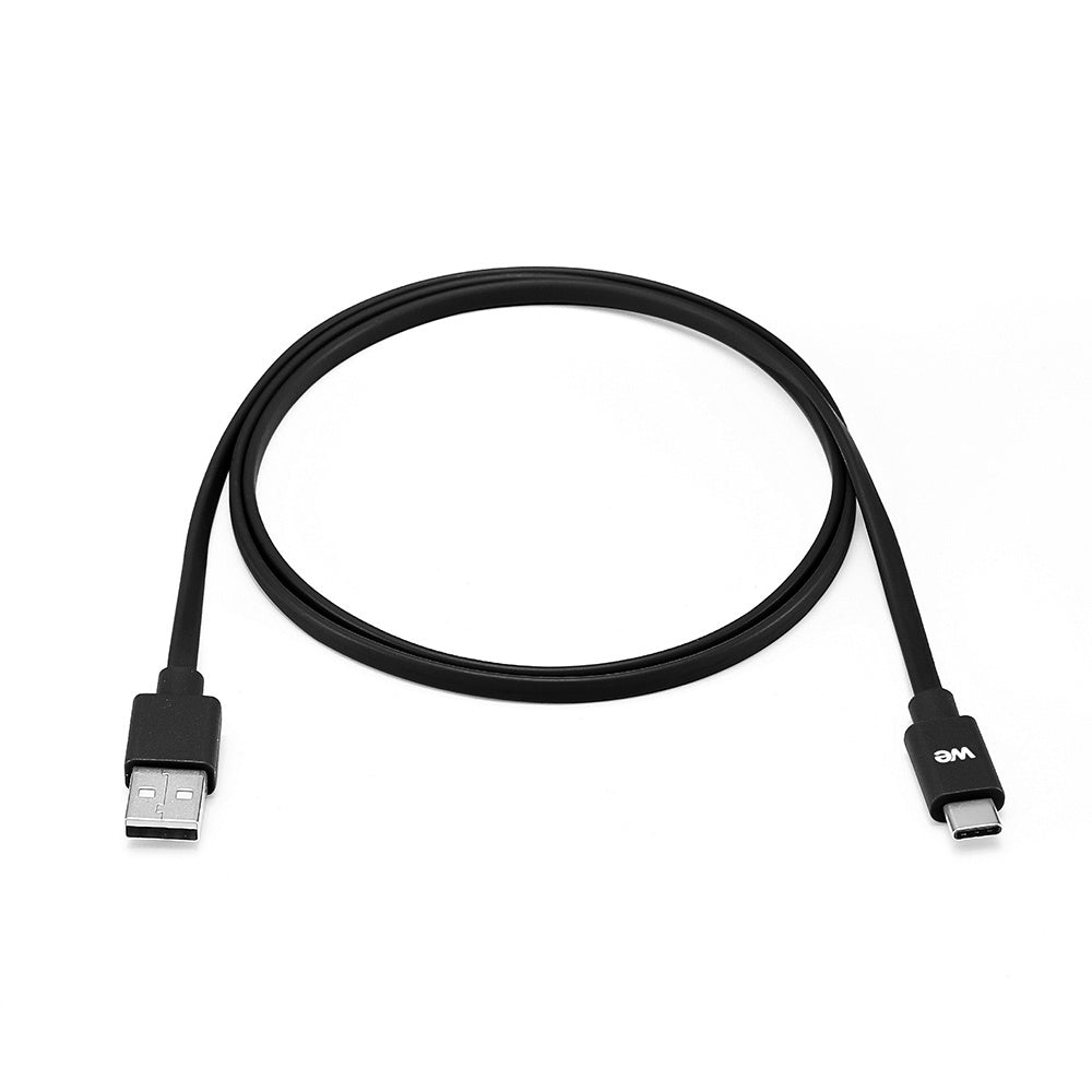 C ble USB-C m le/USB A m le plat 2 m - USB 3.1 gen 1 - noir ne s'emm le pas