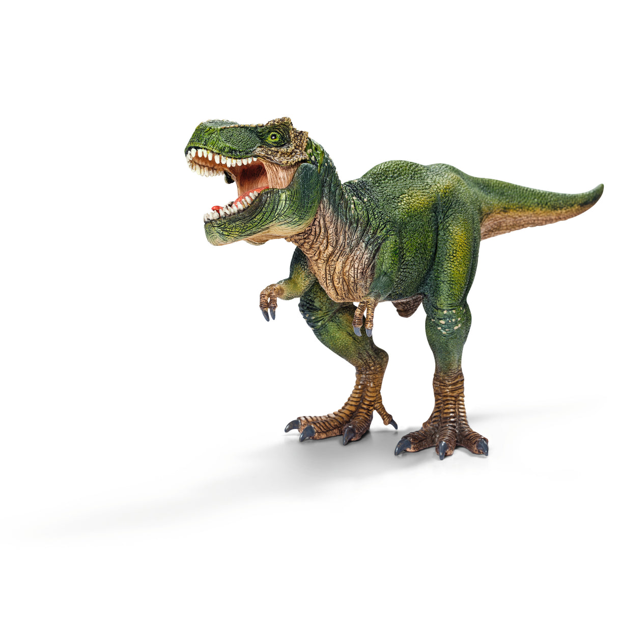Figurine T-Rex vert, Tyrannosaure Rex avec mâchoire mobile, jouet dinosaure pour enfants, des 4 ans, Schleich 14525 DINOSAURS