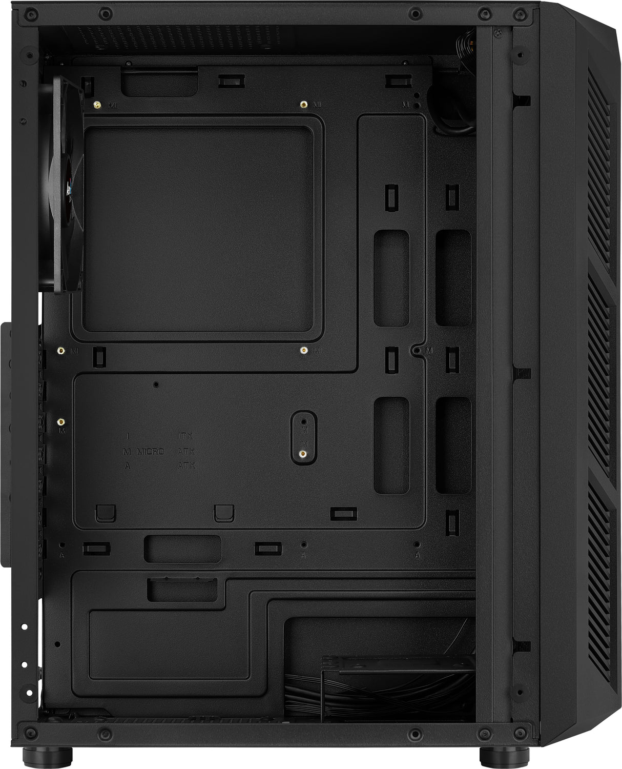 Boitier Moyen Tour ATX AeroCool Prime RGB avec panneau vitré (Noir)