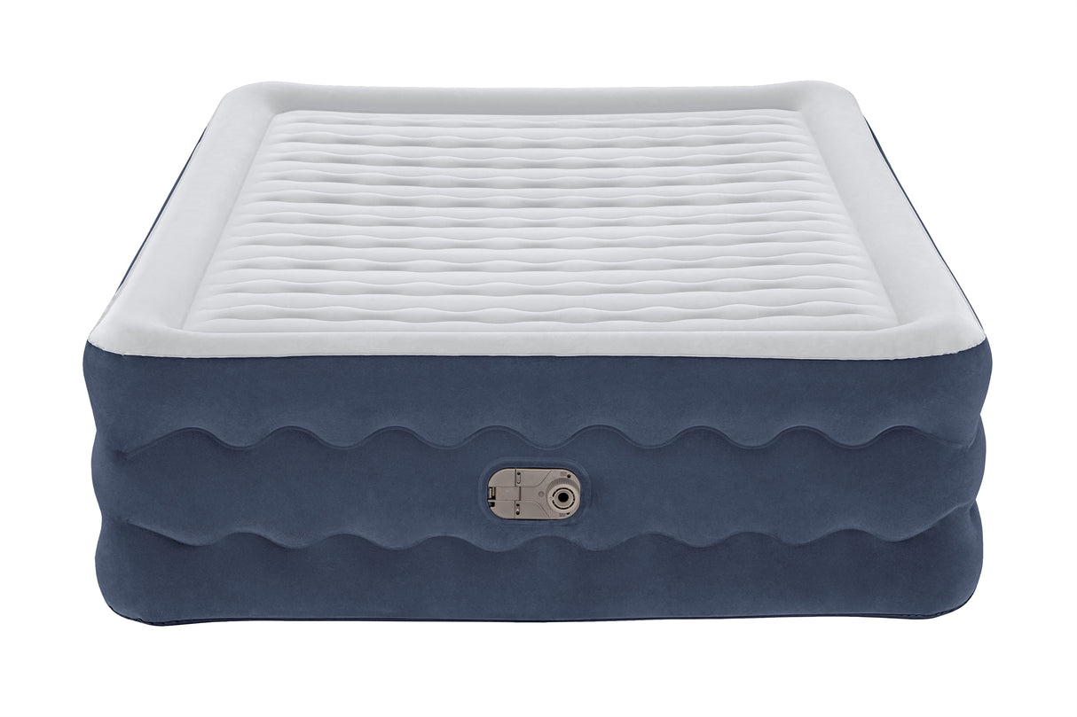 BESTWAY Bestway Lit gonflable 2 places TruLeisure pompe électrique intégrée 203x152x51cm