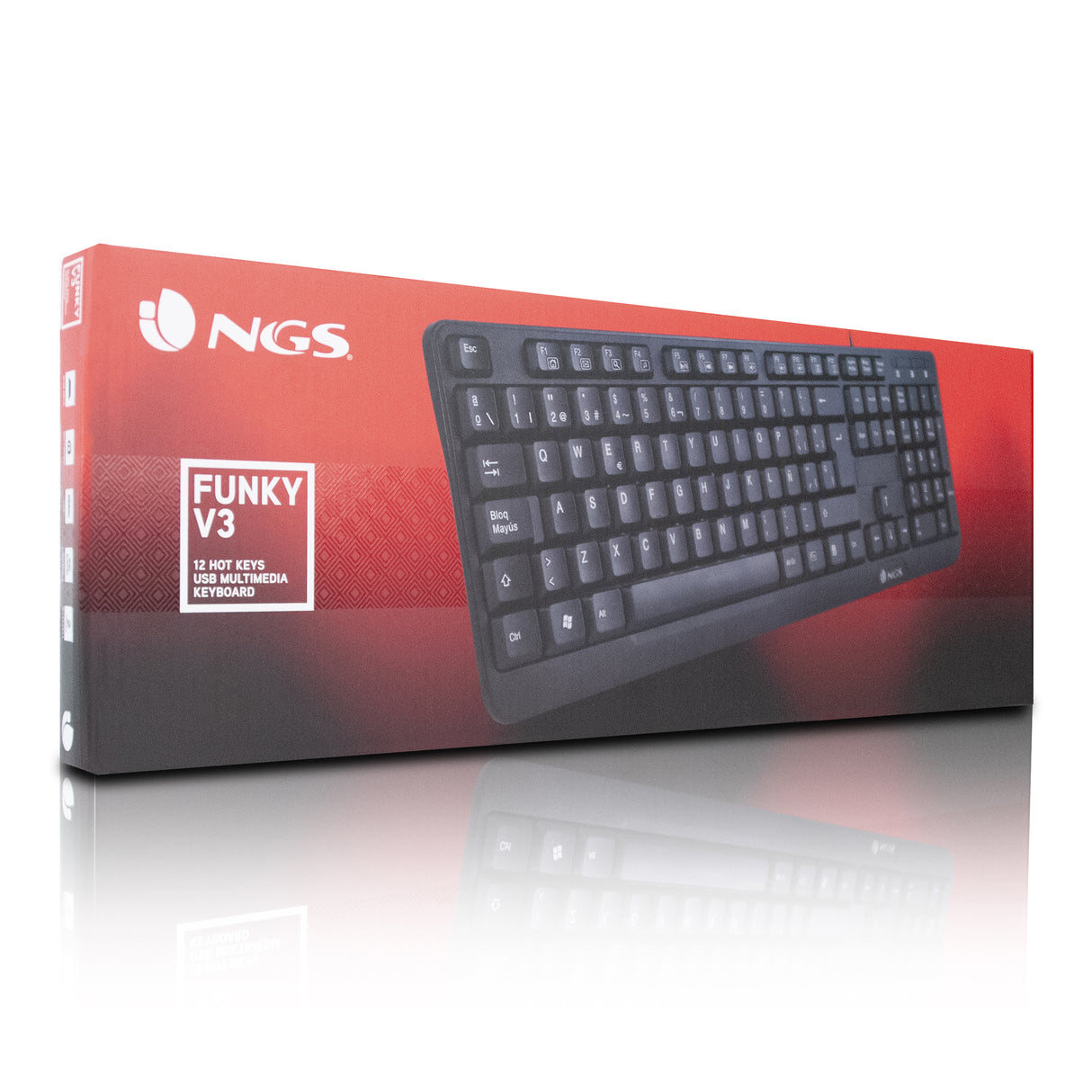 Clavier filaire NGS Funky V3 (Noir)