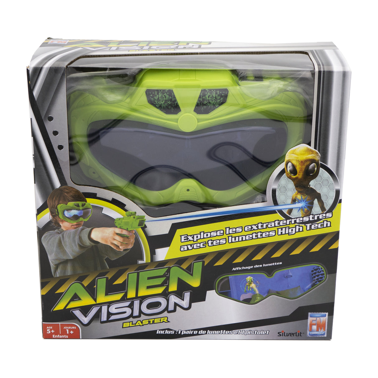 Masque 3D - SILVERLIT - ALIEN VISION - 4 niveaux de difficulté - Des 5 ans