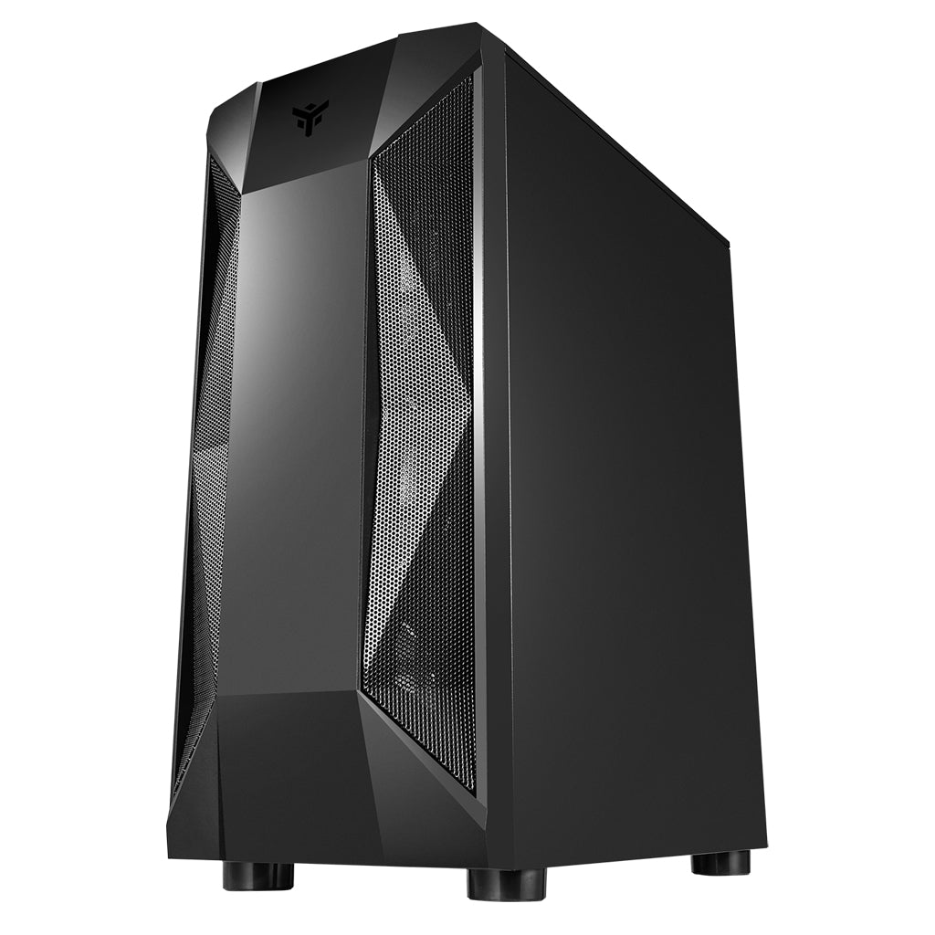 Boitier Moyen Tour ATX iTek Rock Evo RGB avec panneau vitré (Noir)