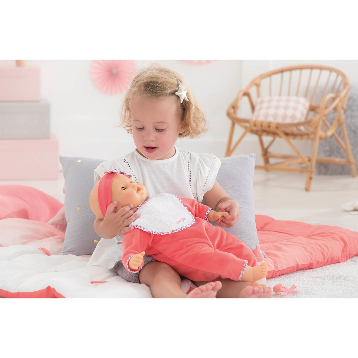 COROLLE - Mon Grand Poupon - Lila Chérie - 42cm - poupon interactif des 2 ans