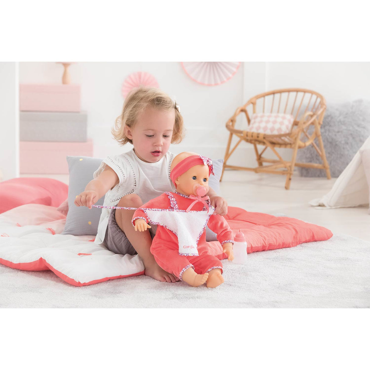 COROLLE - Mon Grand Poupon - Lila Chérie - 42cm - poupon interactif des 2 ans