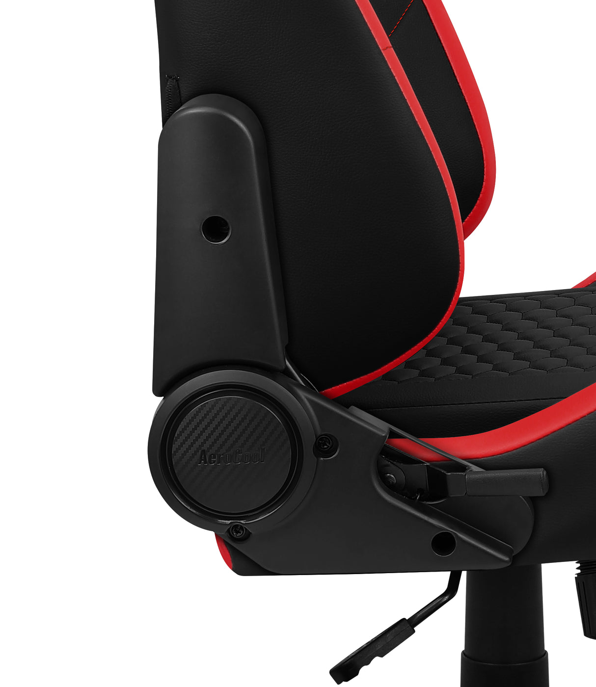Fauteuil Gamer Aerocool Crown Leatherette (Noir/Rouge)