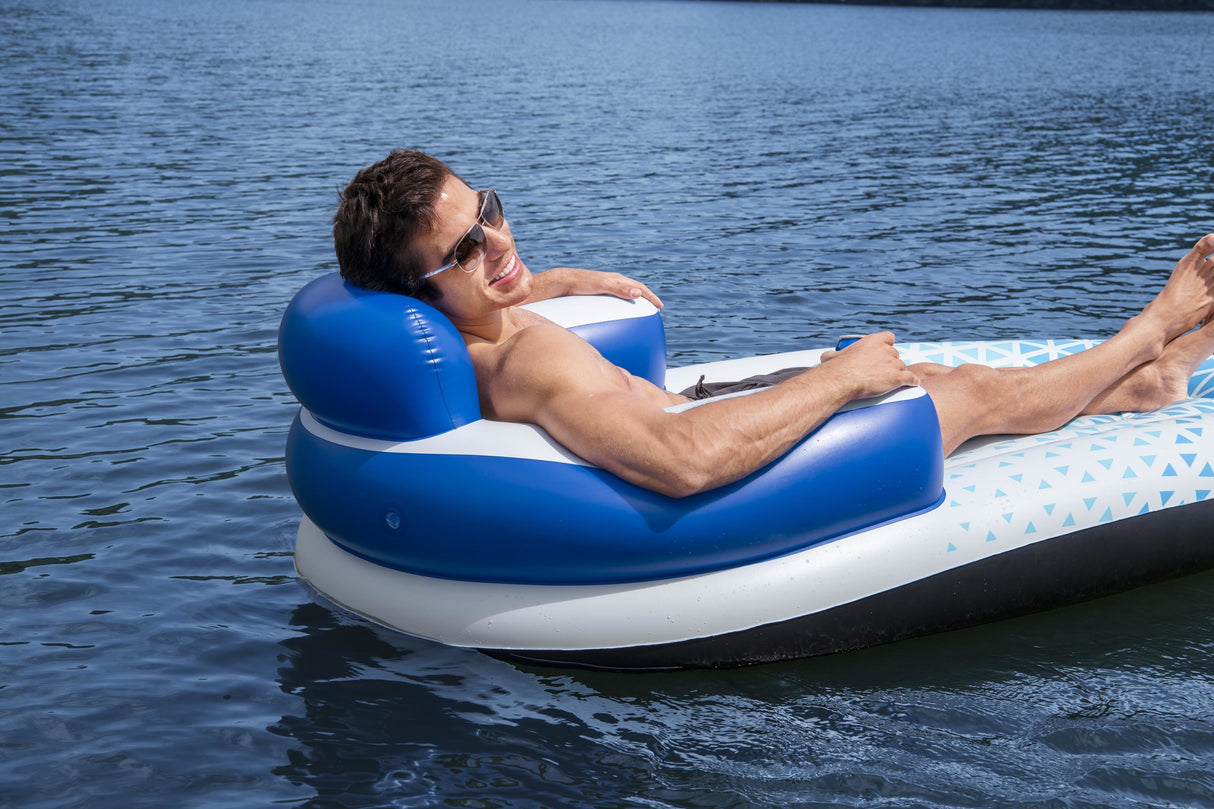 Bouée gonflable - Bestway - matelas Hydroforce - 1 place - 183 x 97 x 53,5 cm