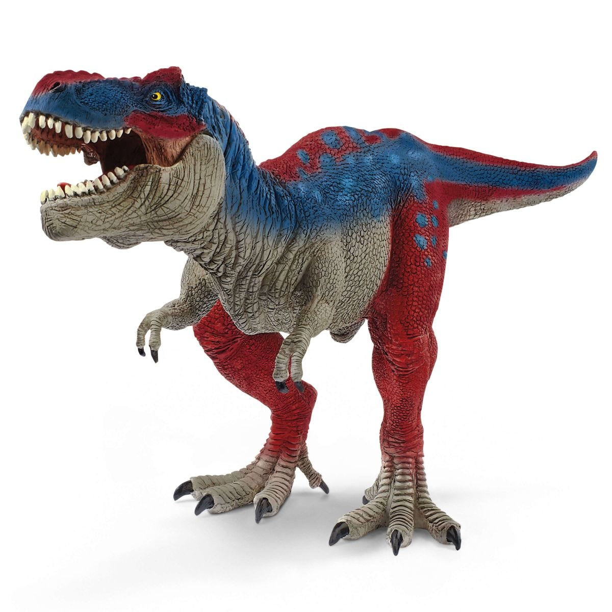 Figurine Tyrannosaure Rex bleu, Schleich 72155 Dinosaurs, Taille 28 cm, Des 3 ans