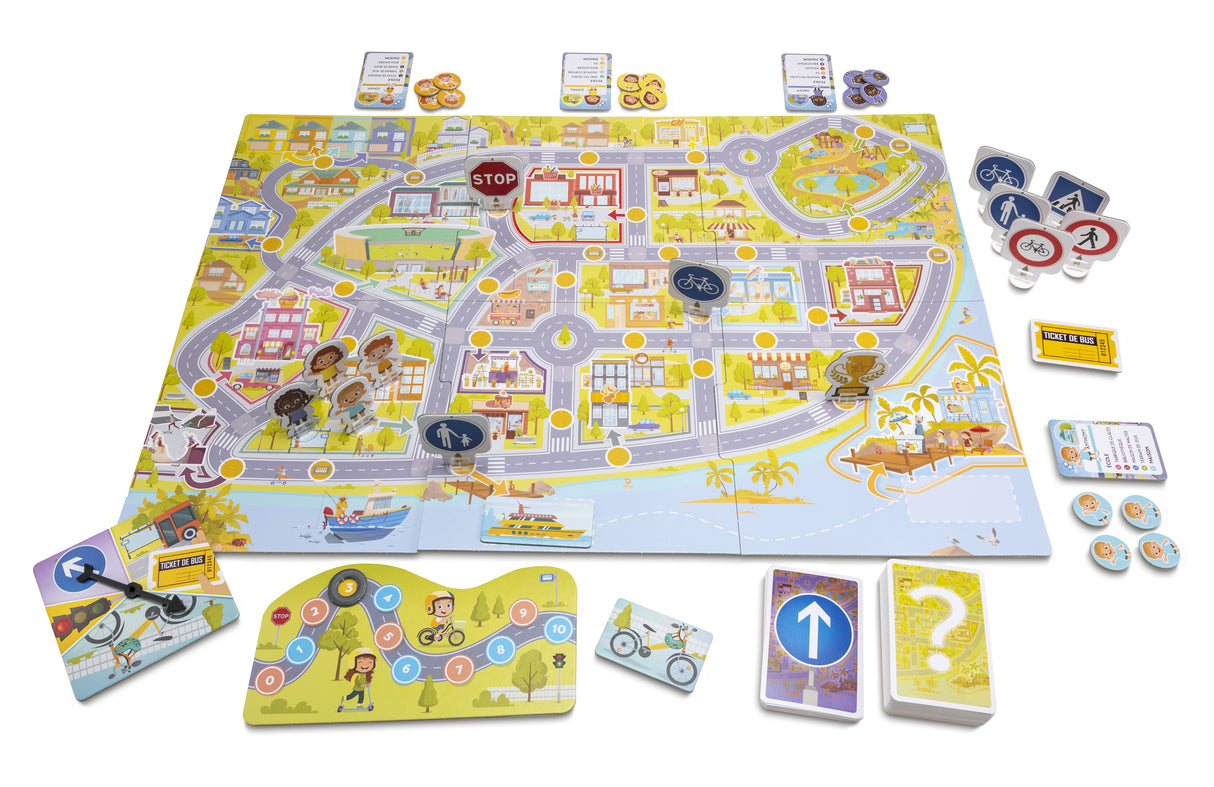 Apprenons le Code de la Route - Jeu éducatif - TACTIC - 2 joueurs et plus - Des 6 ans