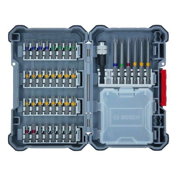 Embout de tournevis - Bosch Professional - 2607017464 - 40 pieces - Acier modifié S2 - Personnalisable