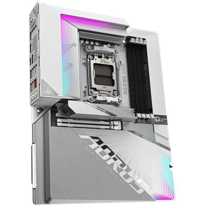 Carte mere - GIGABYTE - B650E AORUS STEALTH ICE - AMD AM5 - DDR5 - Wi-Fi 7