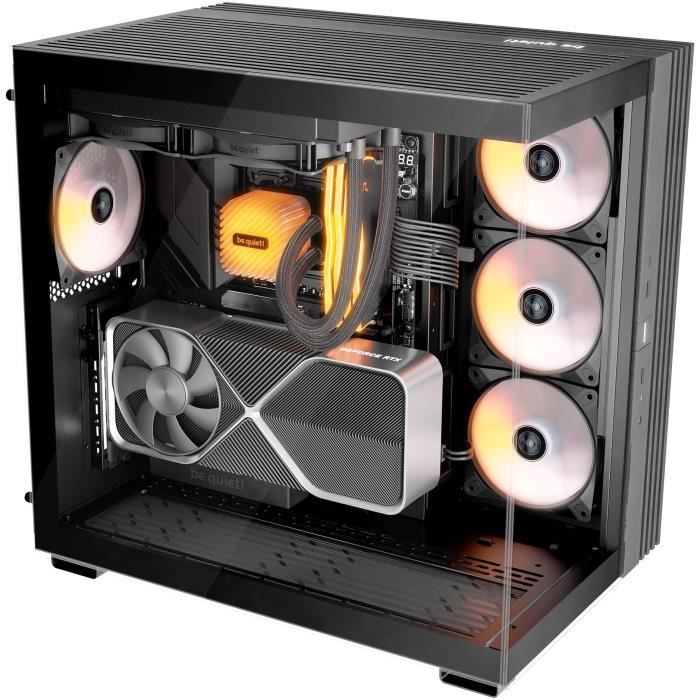 Boitier Moyen Tour ATX be quiet! Light Base 600 DX RGB avec panneaux vitrés (Noir)