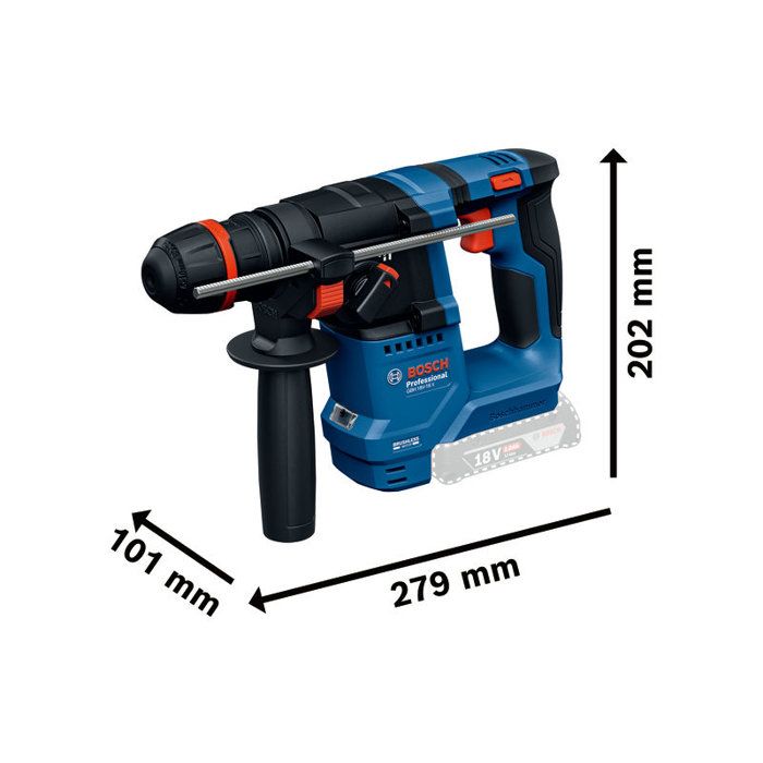 Perforateur - Bosch - GBH 18V-18 X - Sans fil - Mandrin ONECHUCK - KickBack Control