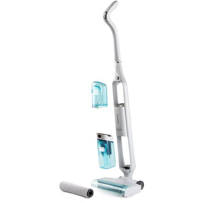 Aspirateur balai laveur - DOMO DO253SW - 10 000 Pa - 35 min - 75 m˛ - 450 ml - Blanc / Bleu