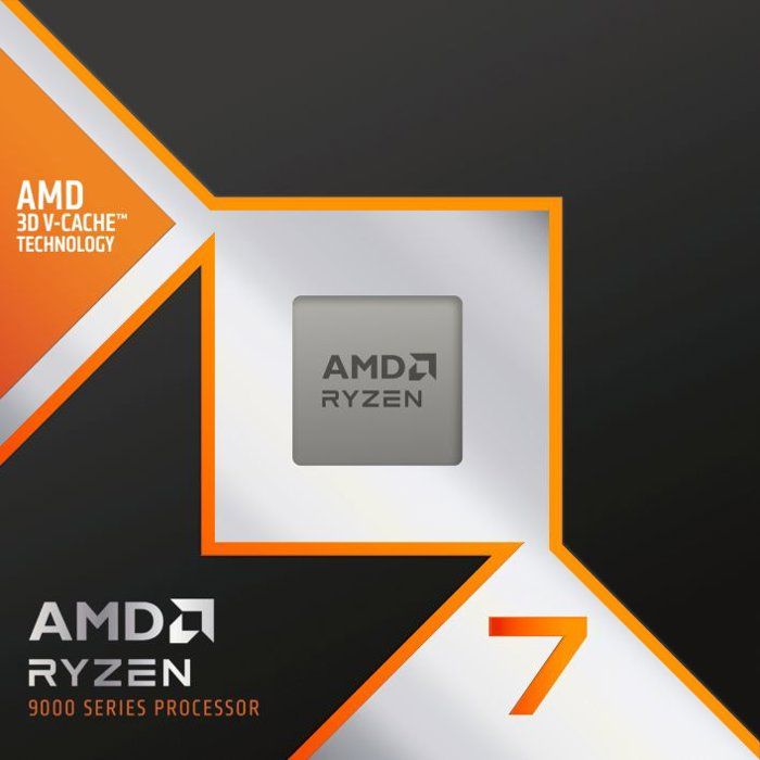 Processeur - AMD - Ryzen 7 9850X3D - 8 Coeurs - 16 Threads