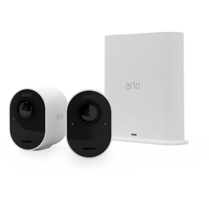 Pack 2 Cameras - ARLO - Ultra V2 - Extťrieur - Batterie - Vision nocturne