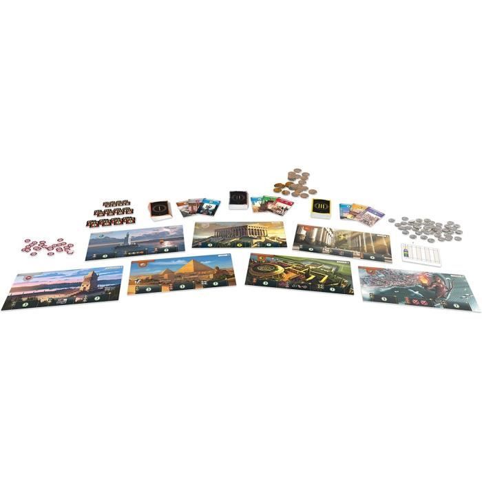 Repos Production | 7 Wonders - Nouvelle version | Unbox Now | Jeu de société | a partir de 10 ans | 3 a 7 joueurs | 30 minutes