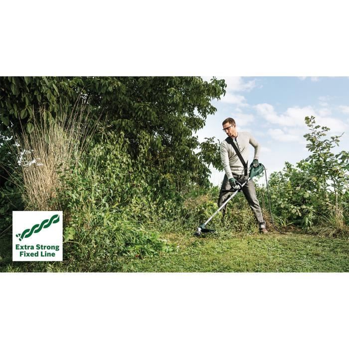 Débroussailleuse Bosch - AFS 23-37 - (1000W, livrée avec 3 fils de 37 cm, 1 lame de débroussailleuse et 1 bandouliere)