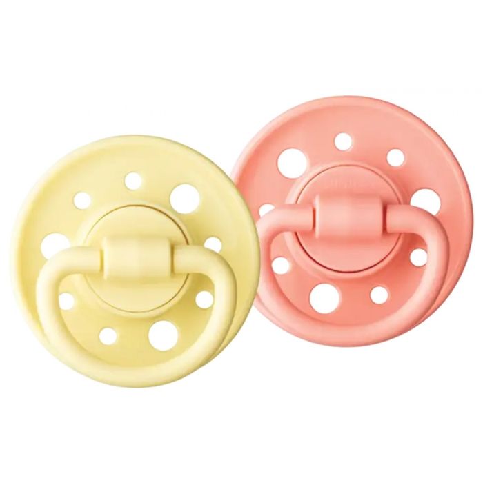 Duo sucettes caoutchouc - DODIE - GAIA - Ronde - 6/36 mois - Sous le soleil