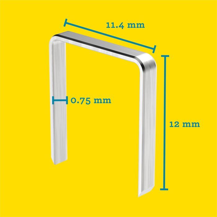 RAPID 5000 agrafes n°53 Rapid Agraf 12mm