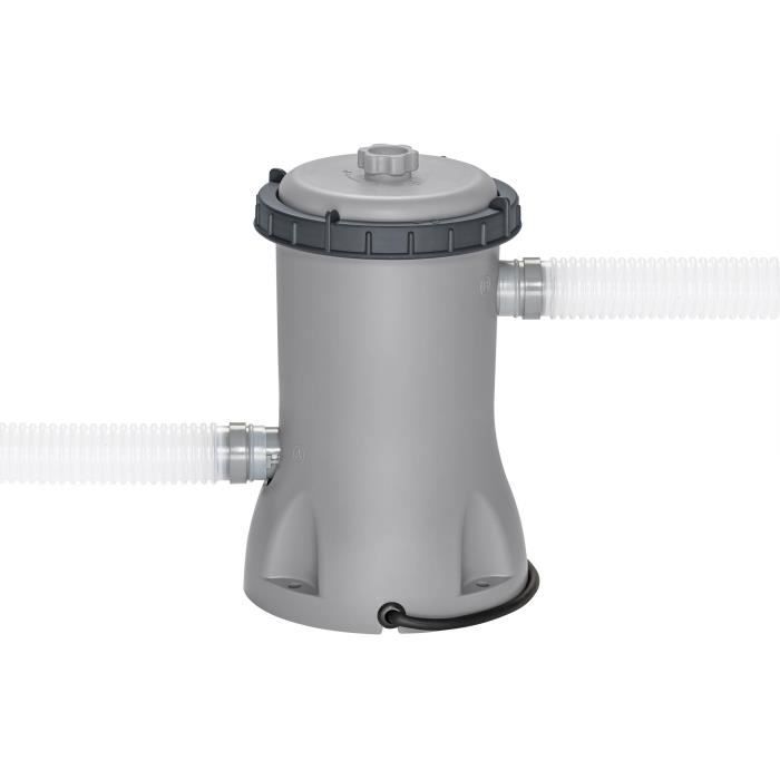 Kit Piscine hors sol tubulaire BESTWAY - Steel Pro Max - 404 x 201 x 100 cm -Rectangulaire (Filtre a cartouche, échelle, 1 cartouche