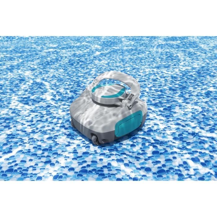 Robot aspirateur - Bestway - Jade - Rechargeable et autonome - nettoyage fond plat - 15 m˛ max