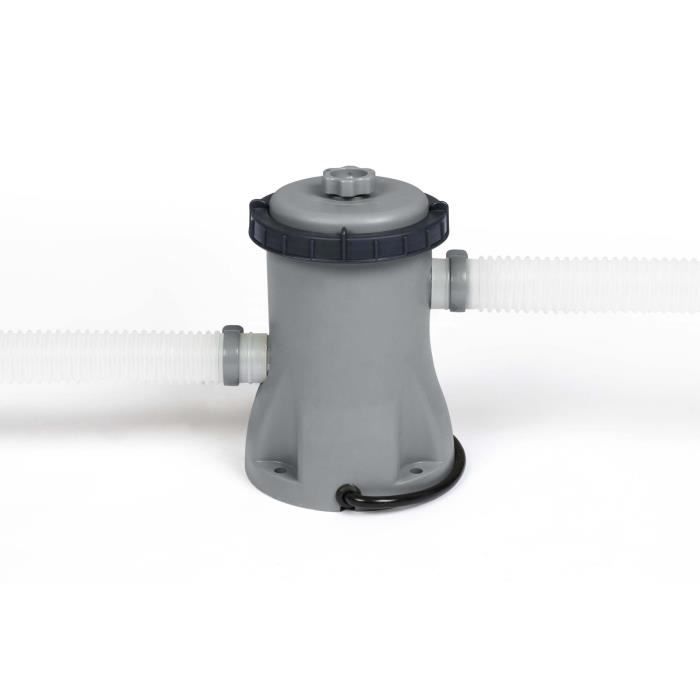 Kit Piscine hors sol tubulaire BESTWAY - Steel Pro Max - 366 x 76 cm - Ronde - (Inclus 1 pompe de filtration et 1 cartouche)