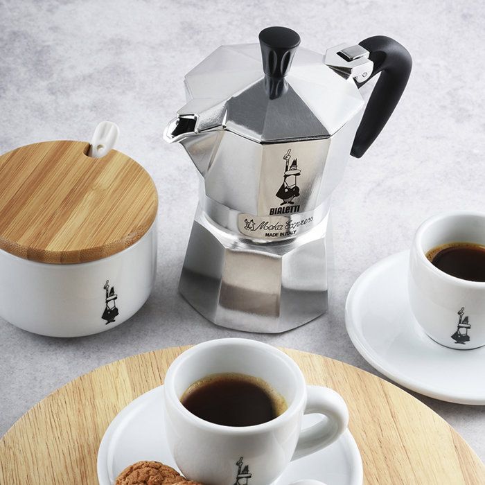 Cafetiere italienne - BIALETTI - Moka Express - Tous feux sauf induction - 18 tasses - 810 ml - Inox