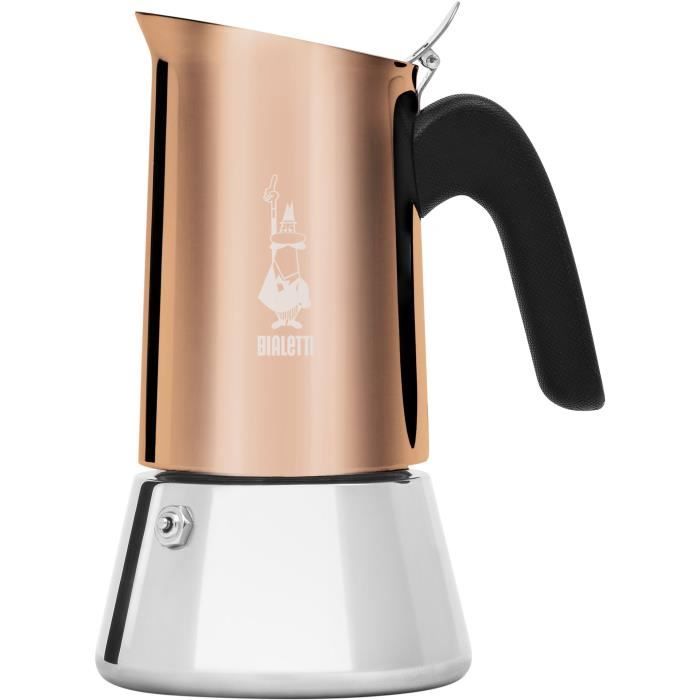 Cafetiere italienne - BIALETTI - NEW VENUS - 4 tasses - 0,17 L - Cuivre - compatible induction