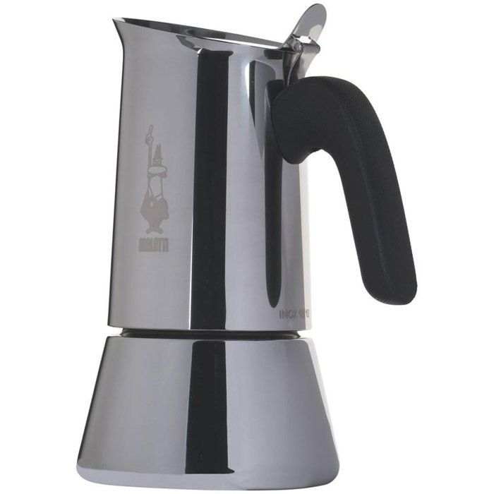 Cafetiere italienne Bialetti VENUS + 1 paquet de café Moka Classico 250 g - capacité 6 tasses - Argent - compatible induction