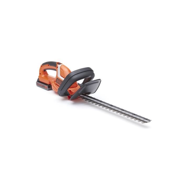 Taille-haies électrique sans fil + batterie 2Ah + chargeur - BLACK&DECKER - GTC1845L20-QW - 18V - Lame 45cm
