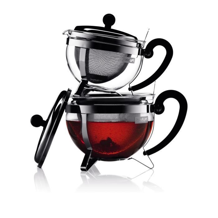 Théiere - BODUM - Chamboard - Tamis en inox - 1 l - Brillant