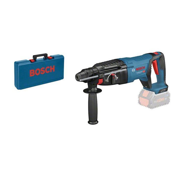 Perforateur SDS+ sans-fil GBH 18V-26 D 18 V 2,5J (sans batterie ni chargeur) en coffret standard - BOSCH