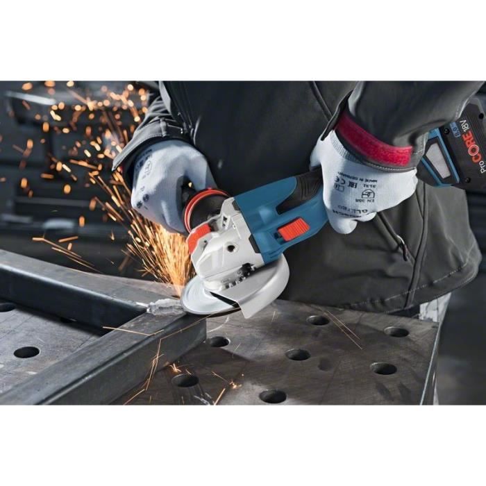 Meuleuse angulaire Bosch Professional GWX 18V-15 C + 2 batteries ProCORE 5,5Ah + chargeur GAL 1880 CV+ L-Boxx - 06019H6402