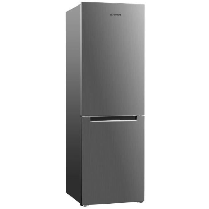 Réfrigérateur combiné BRANDT BFC8600EX - 2 portes - Pose libre - 293L - L60 cm