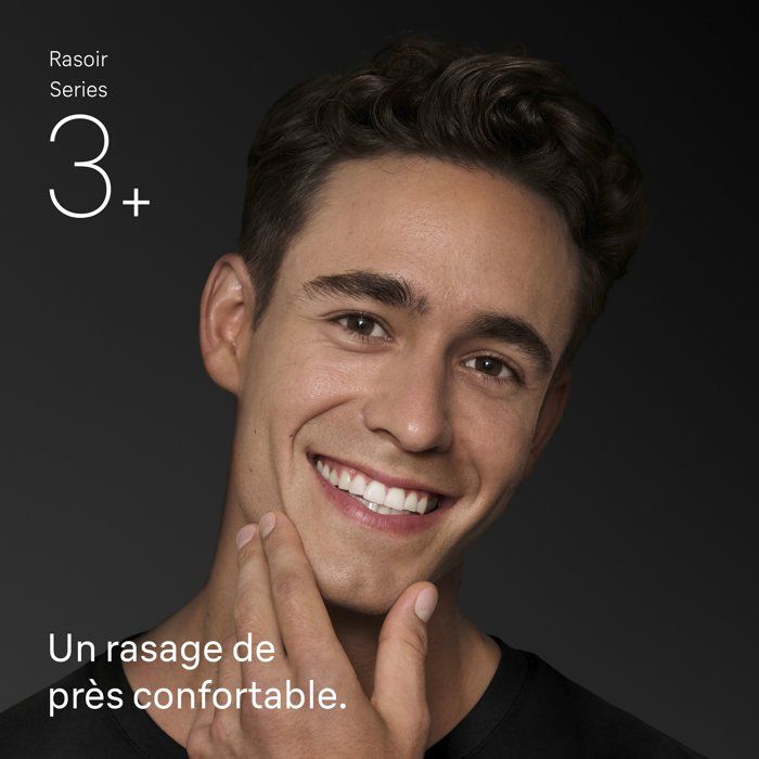 Tete de rasoir BRAUN Series 3+ - 2 grilles - Peigne MicroComb - 100 % fabriqué en Allemagne