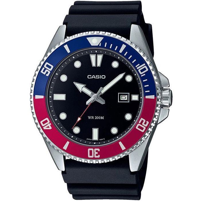 Montre - CASIO - Collection Homme - Noir - Acier - Étanchéité 20 bars