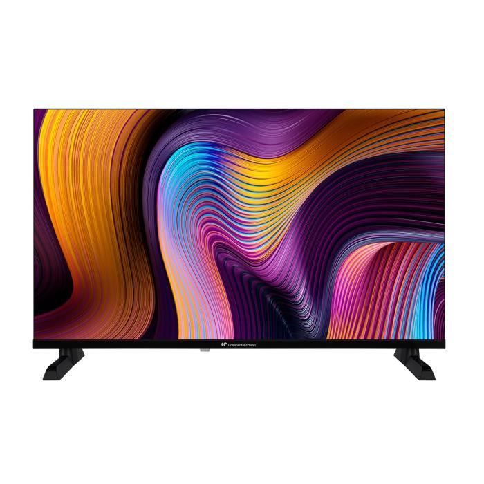 TV LED - CONTINENTAL EDISON - CELED32HD25B3 - HD 32 (80 cm) - 2xHDMI, 1xUSB - Noir