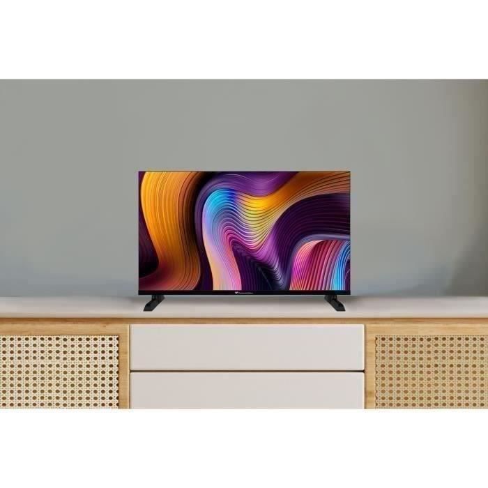 TV LED - CONTINENTAL EDISON - CELED32HD25B3 - HD 32 (80 cm) - 2xHDMI, 1xUSB - Noir
