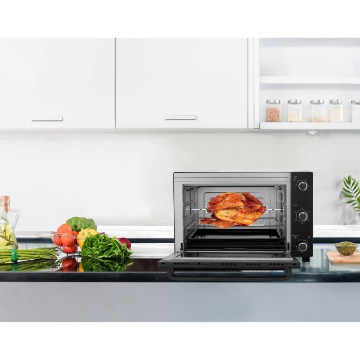 Minifour électrique - Chaleur tournante - CONTINENTAL EDISON - CEMF60B3 - Noir - L60 x H39 x P 48 cm