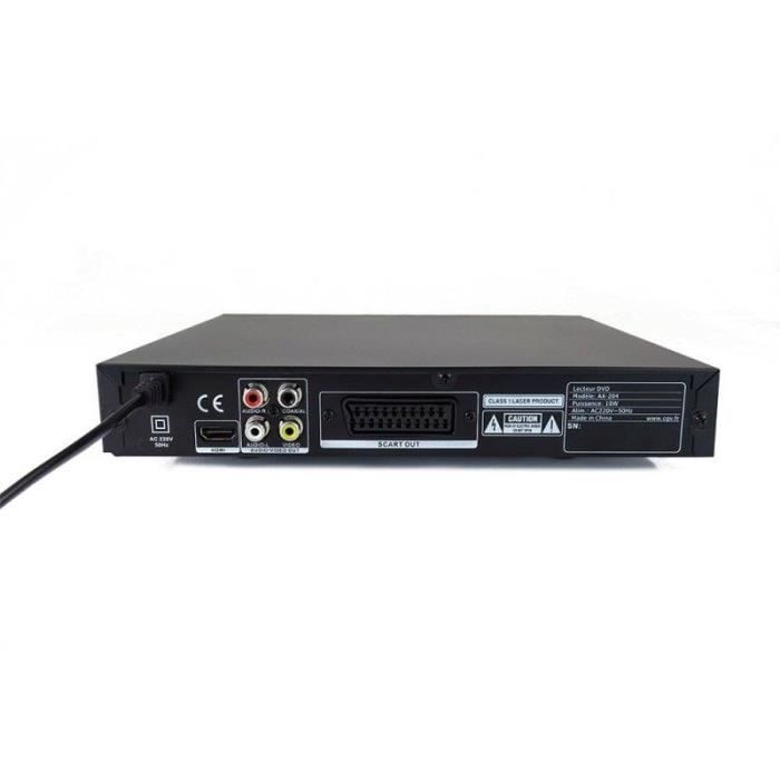 Lecteur DVD de salon - CGV - AX 204 - Upscaling 1080P - Télécommande a gros boutons - Lecture Multimédia