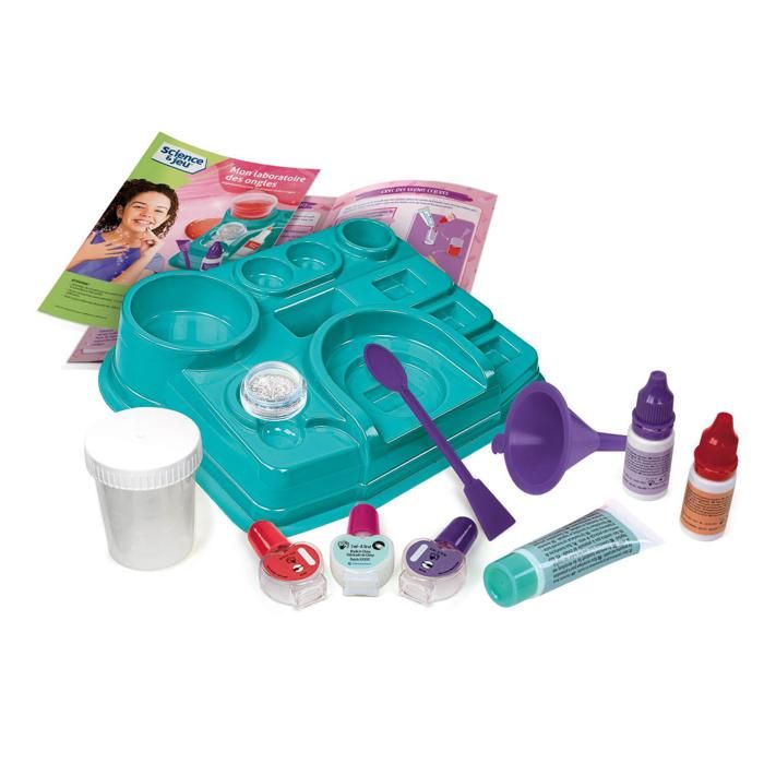 Mon laboratoire des ongles - Clementoni - Science & Jeu - Jeux Scientifiques