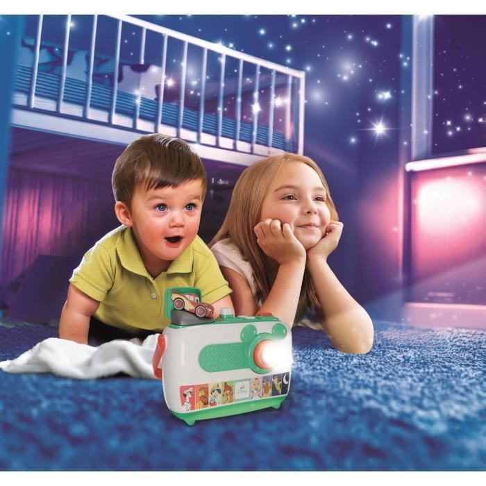 Clementoni, Recharge Projecteur Conteur d'Histoires Plus, Les Histoires de Cars, 5 Histoires Racontées et Projetées, Des 2ans