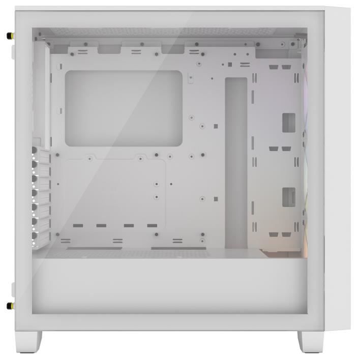 Boitier PC - CORSAIR - 3000D RGB AIRFLOW - ATX Moyen-tour - 3 ventilateurs AR120 RGB - Blanc